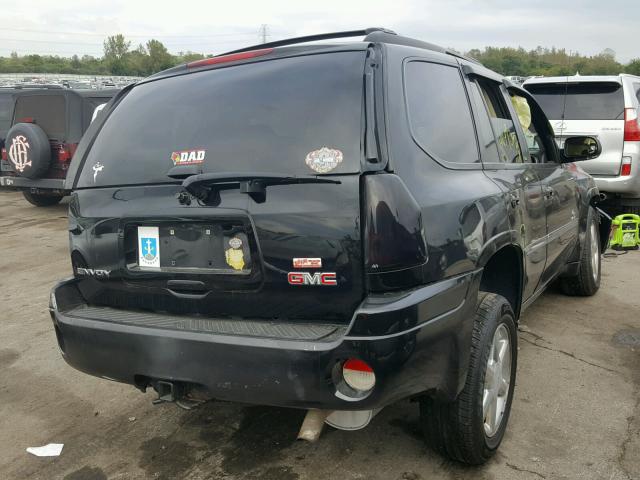 1GKDT13S972280919 - 2007 GMC ENVOY BLACK photo 4