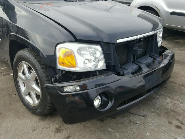 1GKDT13S972280919 - 2007 GMC ENVOY BLACK photo 9