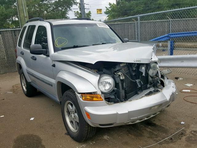 1J4GL38K65W641472 - 2005 JEEP LIBERTY RE SILVER photo 1