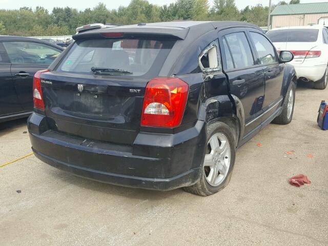 1B3HB48BX7D126901 - 2007 DODGE CALIBER SX BLACK photo 4