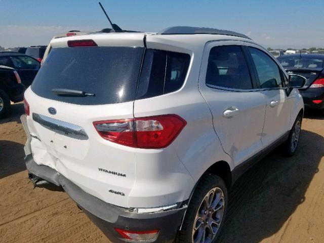 MAJ6S3KLXKC256828 - 2019 FORD ECOSPORT T WHITE photo 4