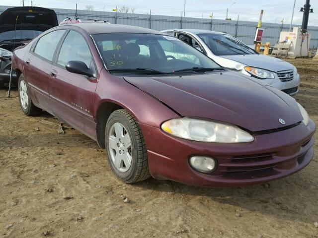 2C3HH56J9YH138348 - 2000 CHRYSLER INTREPID E BURGUNDY photo 1