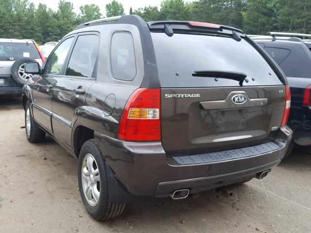 KNDJE723567174345 - 2006 KIA NEW SPORTA BROWN photo 3