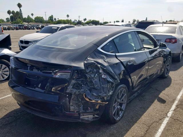 5YJ3E1EA1JF157464 - 2018 TESLA MODEL 3 BLACK photo 4