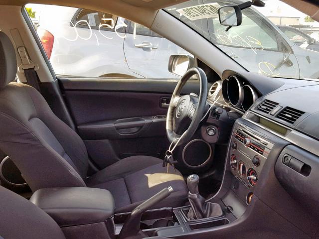 JM1BK324371640115 - 2007 MAZDA 3 S GRAY photo 5