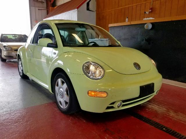 3VWCD21C21M467261 - 2001 VOLKSWAGEN NEW BEETLE ყვითელი ფოტო 1