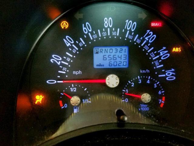 3VWCD21C21M467261 - 2001 VOLKSWAGEN NEW BEETLE ყვითელი ფოტო 8