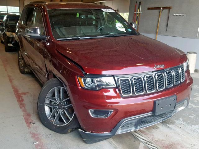 1C4RJFBG9KC686154 - 2019 JEEP GRAND CHER MAROON photo 1