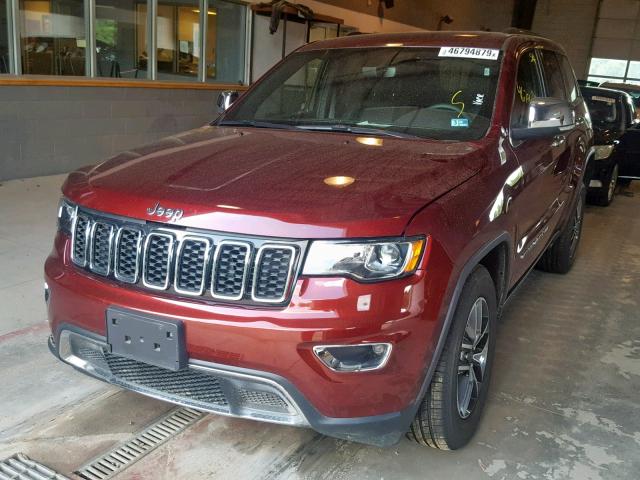 1C4RJFBG9KC686154 - 2019 JEEP GRAND CHER MAROON photo 2