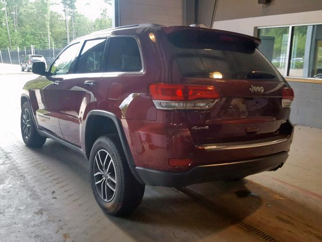 1C4RJFBG9KC686154 - 2019 JEEP GRAND CHER MAROON photo 3