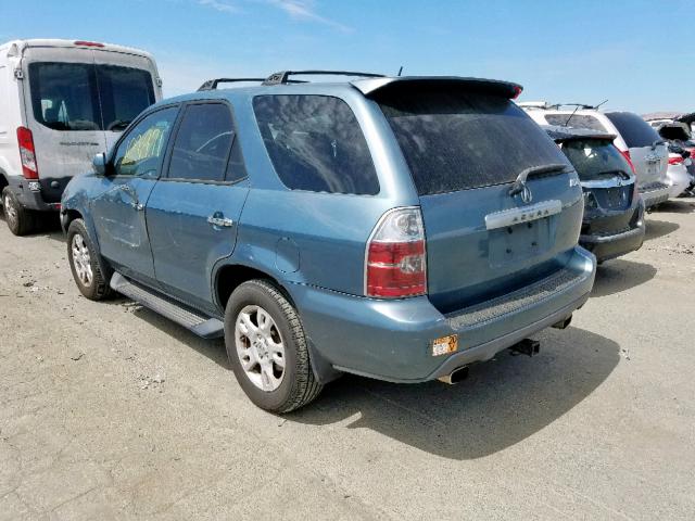 2HNYD18955H503133 - 2005 ACURA MDX TOURIN TEAL photo 3