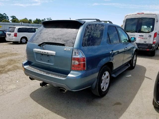 2HNYD18955H503133 - 2005 ACURA MDX TOURIN TEAL photo 4