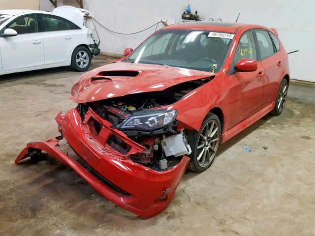 JF1GH7G61AG817289 - 2010 SUBARU IMPREZA WR RED photo 2