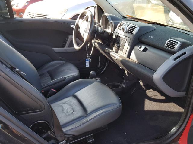 WMEEK31X09K238074 - 2009 SMART FORTWO PAS 红色 照片 5