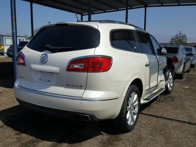 5GAKRCKDXEJ251238 - 2014 BUICK ENCLAVE WHITE photo 4