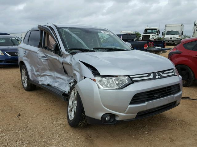 JA4AD3A39EZ015404 - 2014 MITSUBISHI OUTLANDER SILVER photo 1