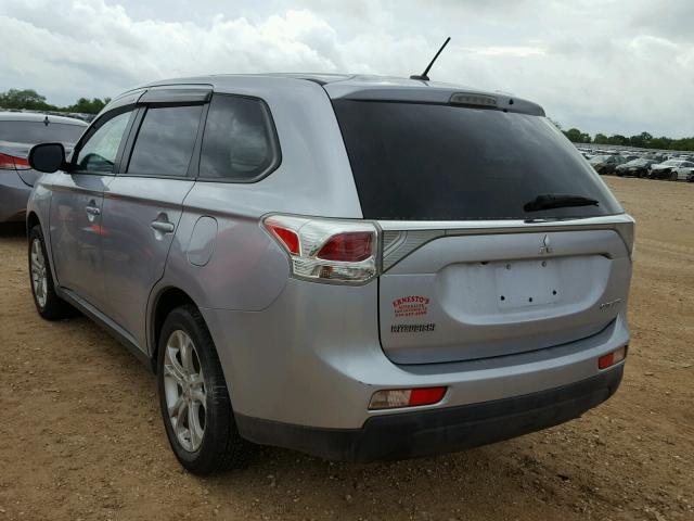 JA4AD3A39EZ015404 - 2014 MITSUBISHI OUTLANDER SILVER photo 3