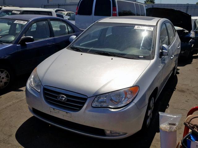 KMHDU46D58U372649 - 2008 HYUNDAI ELANTRA GL SILVER photo 2