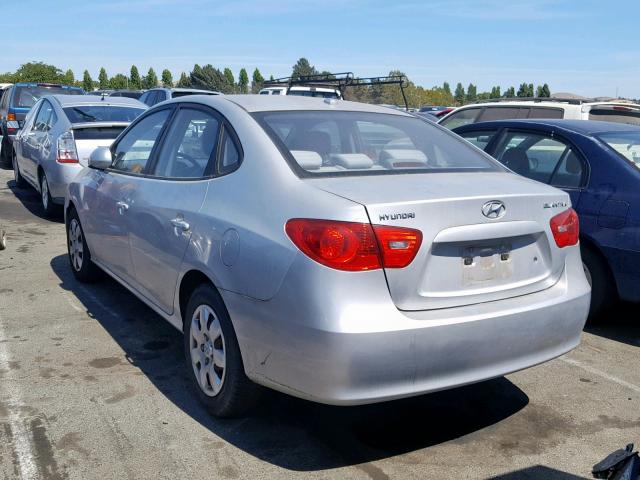 KMHDU46D58U372649 - 2008 HYUNDAI ELANTRA GL SILVER photo 3