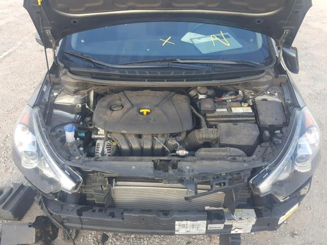 KNAFX6A89E5175531 - 2014 KIA FORTE EX GRAY photo 7