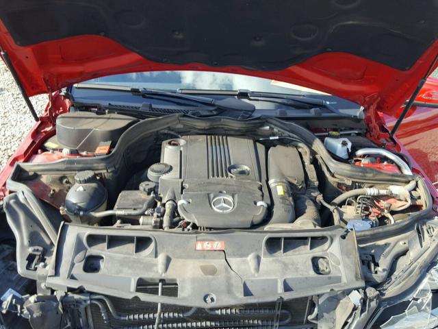 WDDGF4HB5EA962456 - 2014 MERCEDES-BENZ C 250 RED photo 7