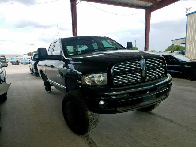 1D7HU18D84J177955 - 2004 DODGE RAM 1500 S BLACK photo 1