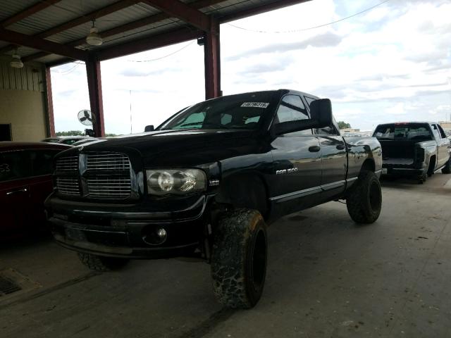 1D7HU18D84J177955 - 2004 DODGE RAM 1500 S BLACK photo 2