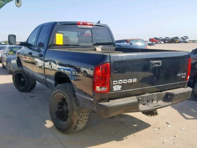 1D7HU18D84J177955 - 2004 DODGE RAM 1500 S BLACK photo 3