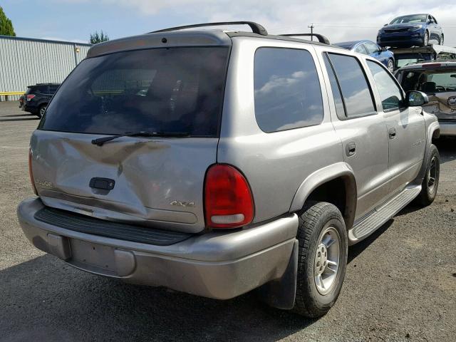 1B4HS28Y0XF582785 - 1999 DODGE DURANGO TAN photo 4