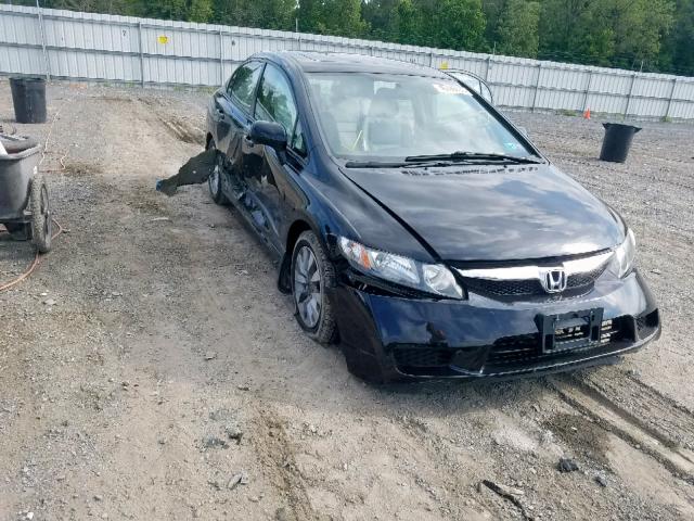2HGFA16909H316219 - 2009 HONDA CIVIC EXL 黑色 照片 1