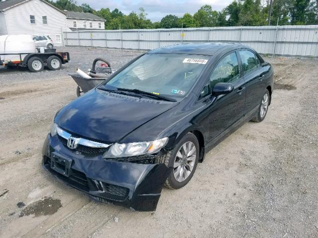 2HGFA16909H316219 - 2009 HONDA CIVIC EXL 黑色 照片 2