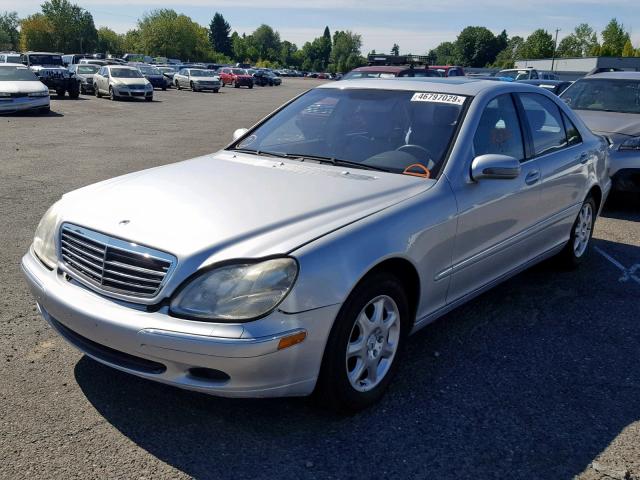 WDBNG70J92A288311 - 2002 MERCEDES-BENZ S 430 SILVER photo 2
