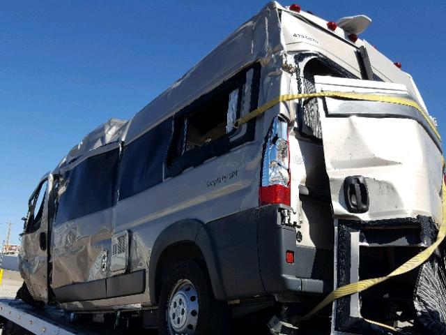 3C6TRVDG8HE513899 - 2017 RAM PROMASTER 棕色 照片 3