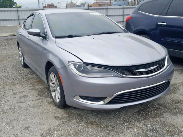 1C3CCCAB0FN604136 - 2015 CHRYSLER 200 LIMITE GRAY photo 1