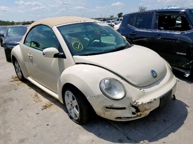 3VWRF31Y27M421623 - 2007 VOLKSWAGEN NEW BEETLE 奶油色 照片 1