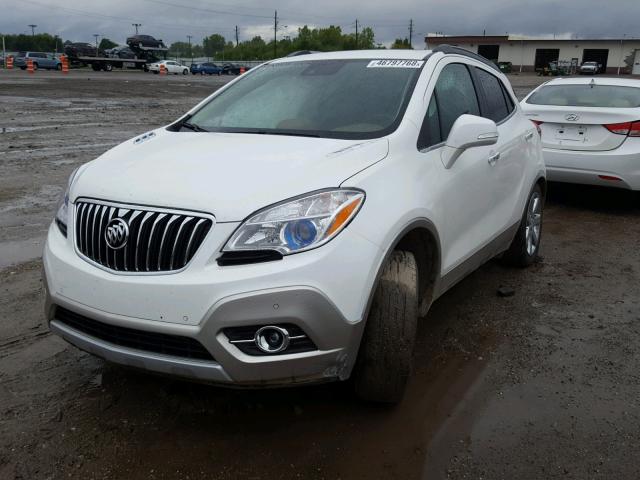 KL4CJHSB0GB555854 - 2016 BUICK ENCORE PRE WHITE photo 2