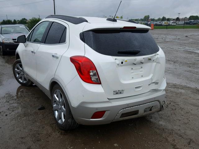 KL4CJHSB0GB555854 - 2016 BUICK ENCORE PRE WHITE photo 3