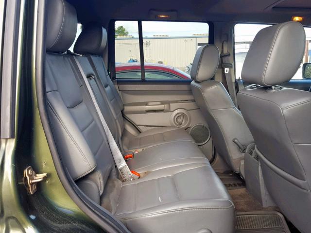 1J8HG48K27C586956 - 2007 JEEP COMMANDER 绿色 照片 6