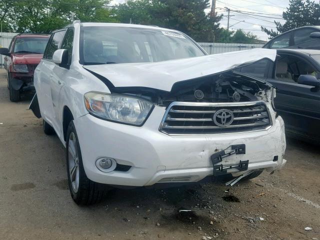 JTEES43A882096483 - 2008 TOYOTA HIGHLANDER WHITE photo 1