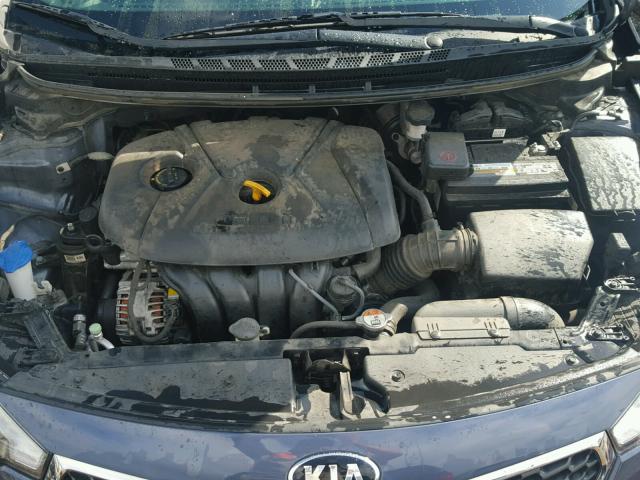 KNAFZ4A89E5104621 - 2014 KIA FORTE EX GRAY photo 7