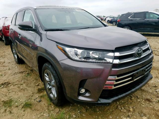 5TDDZRFH7KS948582 - 2019 TOYOTA HIGHLANDER GRAY photo 1