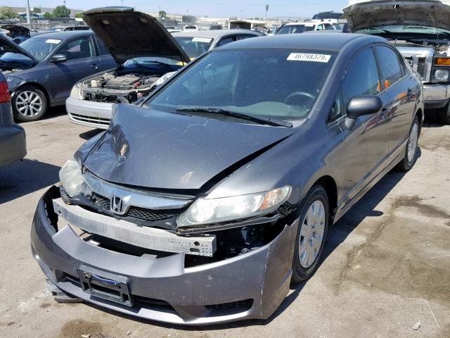 19XFA1F30AE020711 - 2010 HONDA CIVIC VP GRAY photo 2