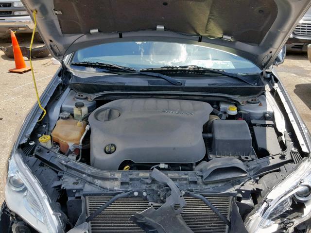 1C3CCBCG7DN597380 - 2013 CHRYSLER 200 LIMITE SILVER photo 7