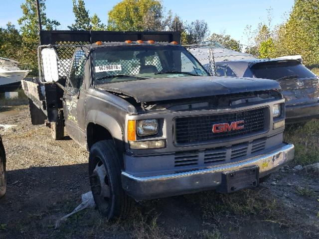 3GDKC34F12M114990 - 2002 GMC SIERRA C35 BLACK photo 1