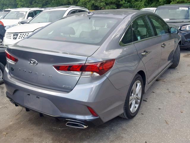 5NPE34AF8JH689412 - 2018 HYUNDAI SONATA SPO CHARCOAL photo 4