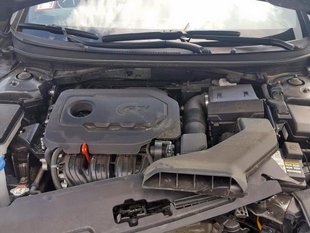 5NPE34AF8JH689412 - 2018 HYUNDAI SONATA SPO CHARCOAL photo 7