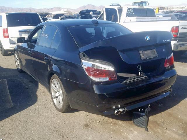 WBANB53537CP04185 - 2007 BMW 550 I BLACK photo 3