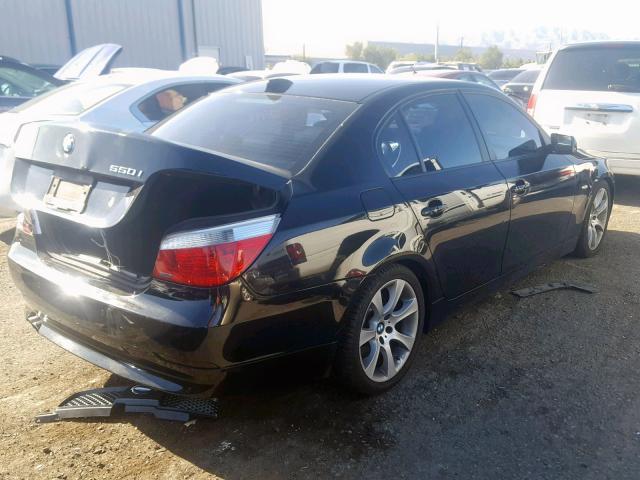 WBANB53537CP04185 - 2007 BMW 550 I BLACK photo 4