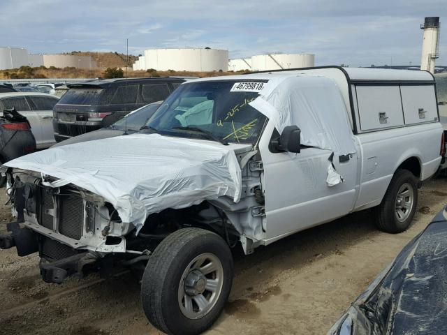 1FTKR1AD1BPB10393 - 2011 FORD RANGER WHITE photo 2