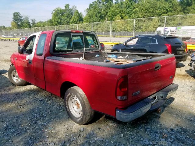 2FTRX17214CA36116 - 2004 FORD F-150 HERI RED photo 3